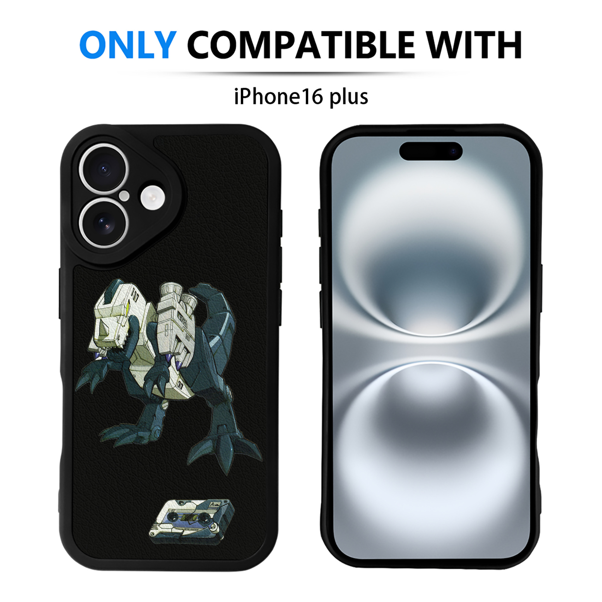（画像用）  【iPhone 16シリーズ対応】シリコンスマホケース（レザー調） 材質：シリコン
